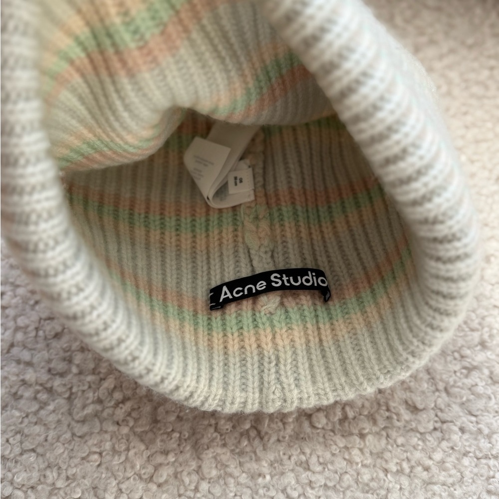 Acne Ribbed Beanie - Picture 2 of 3